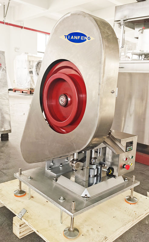 ল্যাবের জন্য 12 টন প্রেসার TDP-120D একক পাঞ্চ পিল ট্যাবলেট প্রেস মেশিন