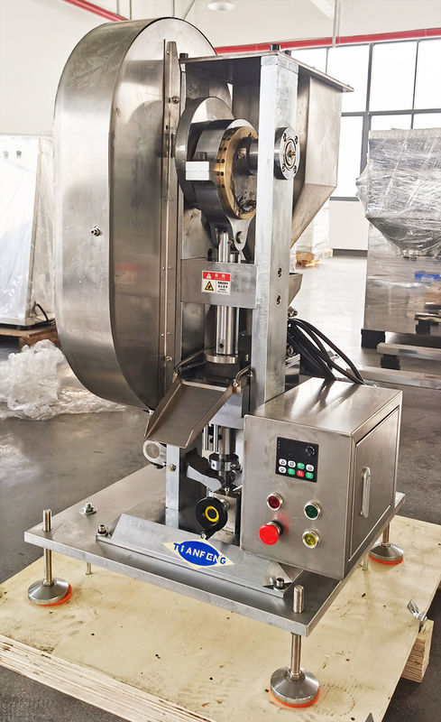 ল্যাবের জন্য 12 টন প্রেসার TDP-120D একক পাঞ্চ পিল ট্যাবলেট প্রেস মেশিন