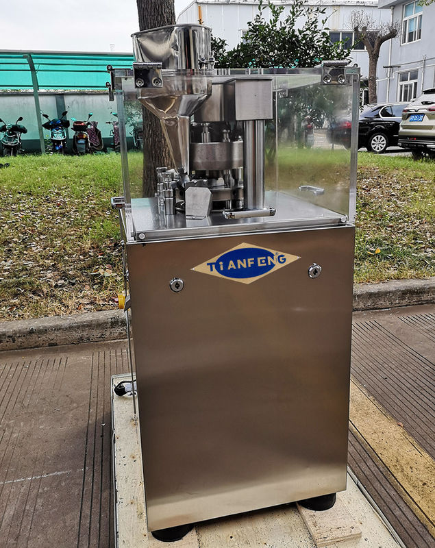 অটোমেটিক রোটারি ট্যাবলেট প্রেস মেশিন 320kg 600*540*1200mm ভর উৎপাদন জন্য